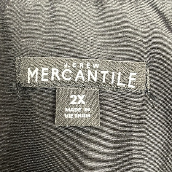 J. Crew Mercantile Belted Quilted Long Puffer Coat Winter Jacket Black 2X - Picture 7 of 8